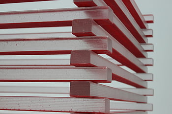 ขาวและแดง, แท่ง, บล็อกซ้อน, รูปทรงเรขาคณิตนามธรรม, มุมมองระยะใกล้, บล็อกสีแดง, บล็อกล้าง, การออกแบบทางเรขาคณิต, ศิลปะสมัยใหม่, ศิลปะนามธรรม, องค์ประกอบทางสถาปัตยกรรม