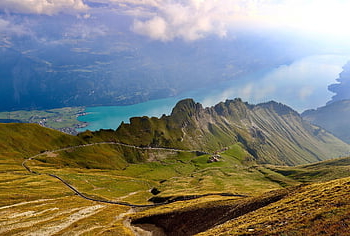 mountains, lake, clouds, mountain Lake, valley, peak, summit, mountain Range, alpine, alps, landscape
