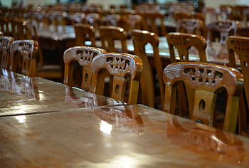 židle, stůl, jídelna, restaurace, Vnitřní prostor