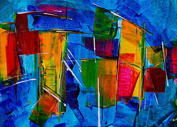abstract painting, green blue red, colorful abstract, vivid brush strokes, canvas art, abstract expressionism, modern art, contemporary painting, vibrant colors, art gallery, abstract artwork