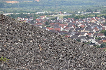 skládka, hornictví, Ruhr oblast, saar, domy, struska, historický, pott, těžba uhlí, Enddorf, saarlouis