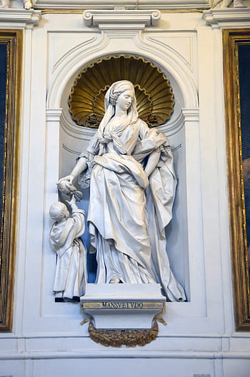 Giacomo Serpotta, Oratorio del Rosario, San Domenico, Palermo, Sicily, La mansuetudine, angel, dove, sculpture, religious art, 1714-1717