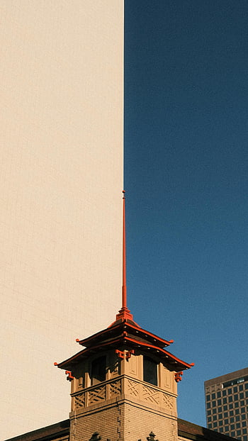 Čínská čtvrť v San Franciscu, tradiční architektura, Moderní pozadí města, živé zachycení, Budova čínské čtvrti, architektura San Francisca, městské krajiny, kulturní památka, panoráma fotografie, historické struktury, Věž v čínské čtvrti