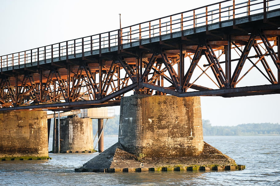 brücke, Příroda, meer, voda, moře, pláž, molo, architektura, vidět