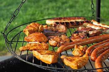 griglia, carni alla griglia, natura, festa, grigliate, bistecca, carne, delizioso, pasto, A prova di griglia, estate