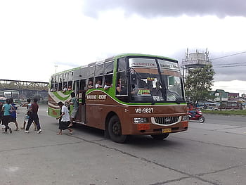 Diamond V-Eight, Reinalyn Bus Line, V8-9827, fairview, Commonwealth Ave., Provoz města, Běžné jízdné, Nissan Diesel, ud, Santarosa Motorworks Inc., Filipíny