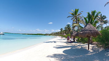 pláž, cancun, karibský, Dovolená, moře, zlatíčko moje, Mexiko, modrý, oceán, krajina, slunný
