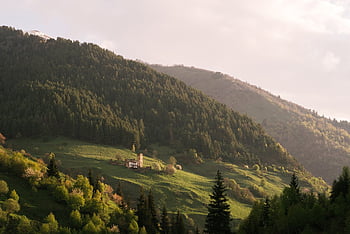 krajina, hora, nebe, Příroda, hory, les, zelená, panoráma, letní, Pohled, kopec