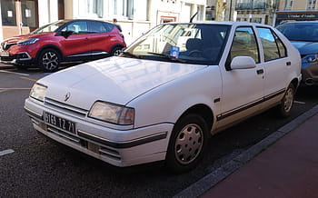 Renault, 19, 1992, кола, chalon sur saone, 1.9 dt, 90 к.с., бял, паркиран, улица, превозно средство