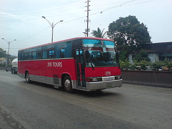 JTB túrák, turista busz, A. Bonifacio Ave., Maynila, Balintawak, Mitsubishi fuso, Közepes méretű, fülöp-szigetek, PBPA, busz, hino