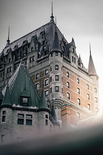 château frontenac, quebec city, Kanada, historické památky, majestátní exteriér, québec, historické budovy, Architektura Quebec, stavba podobná hradu