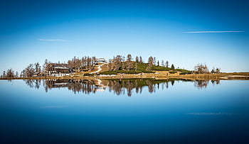 lago, riflessione, natura, scenario, in riva al lago, acqua, riflesso d'acqua, panoramico, campagna, schafkogelsee, Hinterstoder