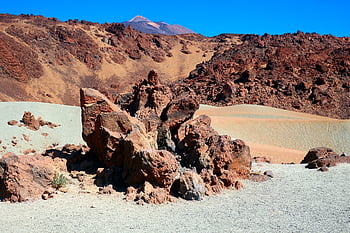 volcano, teide, tenerife, canary, islands, mount, lava, stone, rock, park, national