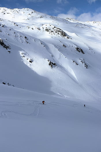 zimní, hory, sníh, hluboký sníh, lyže, Příroda, turistické lyže, backcountry lyžování