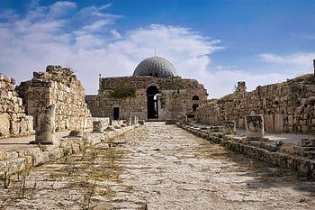 dome, architecture, landmark, tourist Attraction, building, old Building, historic, historical, umayyad Palace, amman Citadel, amman