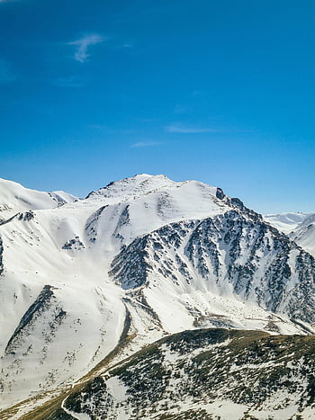 hora, vrchol, sníh, Příroda, krajina, zimní, summitu, vrcholek hory, nebe, hory
