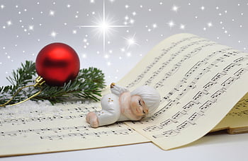 karácsonyi motívum, karácsonyi énekeket, karácsonyi kártya, karácsonyi angyal, karácsonyi díszek, karácsonyi koncert, karácsonyi zene, kórus, koncert, csillagok, Kotta