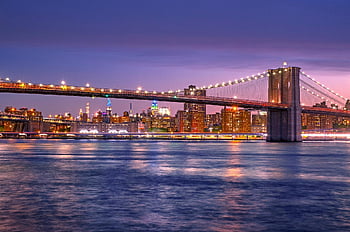 Brooklyn, γέφυρα, αρχιτεκτονική, πόλη, αστικό τοπίο, ΗΠΑ, Αμερική, Νέα Υόρκη, γέφυρα του Μπρούκλιν, γραμμή ορίζοντα