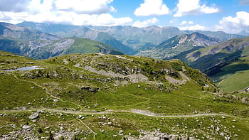 peyzaj, dağ manzarası, Fransız Alpleri, panorama, yürüyüş parkurları, manzara arka plan, manzara duvar kağıdı
