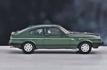 model Car, automobile, vehicle, toy, miniature, ford, ford Capri, antique Car, sports Car, old, motorsport