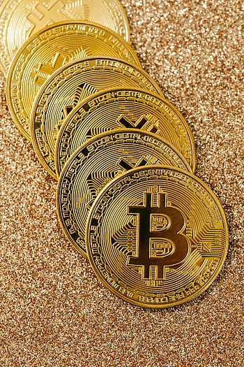 bitcoin, cryptocurrency, Zlaté mince, Digitální bohatství, blockchain, třpytivý povrch, detailní záběr, naskládané mince, digitální měny, virtuální peníze, Finanční technologie
