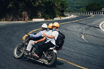motorcycle, street, mountain, hai Van Pass, forest, everyone, pass, nature, winding, tran Thang Nhat, 5 Plus English
