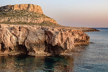 coastă, pe coasta stâncoasă, mare, peșterile de mare, eroziune, geologie, stâncă, formare, natură, peisaj, decor