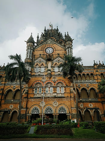 Σιδηροδρομικός Σταθμός Chhatrapati Shivaji Maharaj, mumbai, Ινδία, Μνημείο Παγκόσμιας Πολιτιστικής Κληρονομιάς της UNESCO, Βικτοριανή γοτθική αρχιτεκτονική, ιστορικό σιδηροδρομικό σταθμό, εκπληκτική θέα, Αρχιτεκτονική της Βομβάης, εικονικό κτίριο, ταξιδιωτικός προορισμός, κληρονομιάς