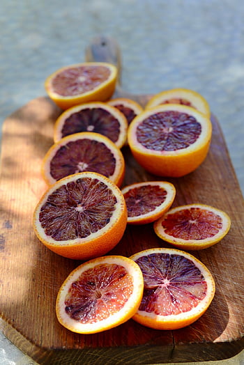 citrus-, bloedsinaasappelen, Dwarsdoorsneden, citrus vruchten, fruit, voedsel, sinaasappels, gezond, heerlijk, rijp, eten
