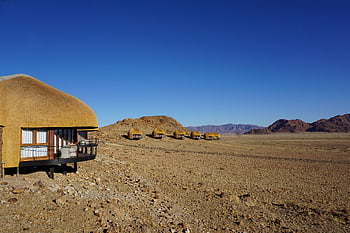 namibia, desert Lodge, desert, nature, landscape, mountains, blue Desert, africa