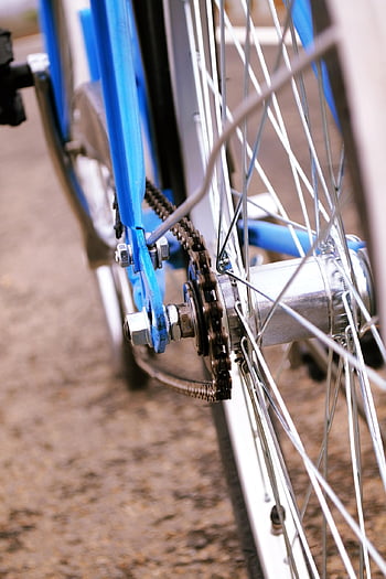 自転車、 車輪、 ライド、 交通手段、 ロメット・ジュビラ、 ブルーバイク、 古い自転車、 鎖、 自転車の車輪