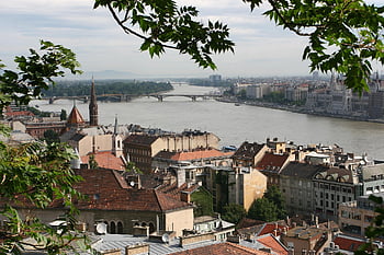 budapešť, Dunaj, Maďarsko, řeka, město, architektura
