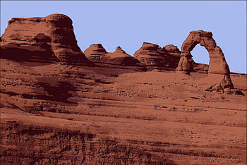 oblouk, eroze, geologie, Skála, kámen, Příroda, krajina, scénický, jemný oblouk, mezník, utah