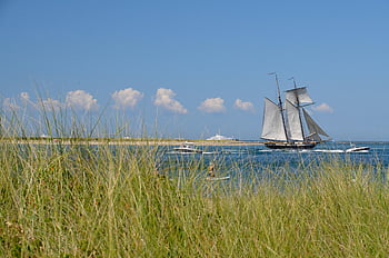 Nantucket, Segeln, Großsegler, nautisch, Takelwerk, maritim, Segelboot, Kreuzfahrt, Masten
