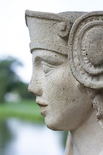 stature, stone, sculpture, figure, art, statue, stone Figure, nature, close Up, face, woman
