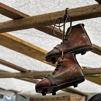shoes, antique, old, leather, vintage, brown, worn