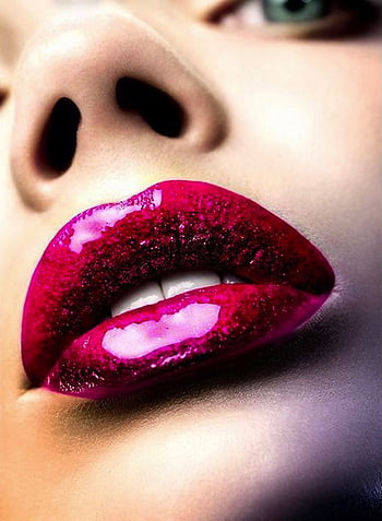donna, rosso, rossetto, modello, moda, labbra, femmina, viso, trucco, stile, pelle