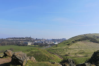 edinburgh θέα, έδρα του αρθούρου, φύση, Εδιμβούργο, πάρκο holyrood, πόλη, Σκωτία, κεφάλαιο, κάστρο