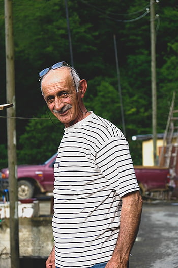starý muž, usměj se, turečtina, brýle, muž, senior, starší, starý, póza, portrét