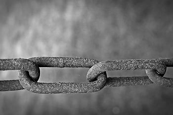 rust, chain, iron, old, corrosion, cohesion, connection, hard, chain Links, monochrome