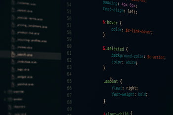 CSSコード、 コンピューターの画面、 ウェブ開発、 カラフルなテキスト、 黒の背景、 閉じる、 プログラミング、 コード行、 ウェブデザイン、 構文の強調表示、 ソフトウェア開発