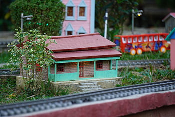 treno modello, miniatura, treno, modello ferroviario, giocattoli, stazione, piattaforma, Casa, rotaie, Ferrovia, traccia