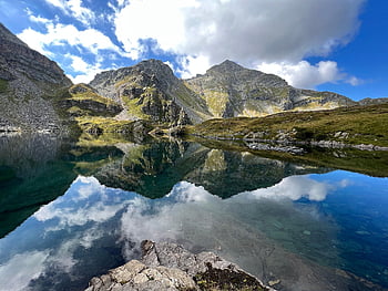 Gurin Forest Trek, rota alpina, Alpes, caminhar, céu, topos, excursões, caminhada, montanhas, natureza, nuvens