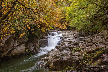 river, nature, landscape, stream, outdoors, autumn, fall, season, wilderness