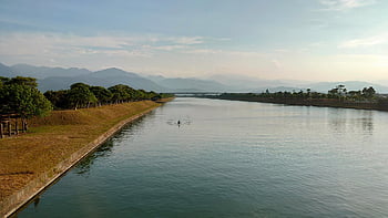 řeka Tung-šan, tchaj-wan, západ slunce, řeka, břeh řeky, Příroda, krajina, 河水, 戶外, 河岸, 景觀