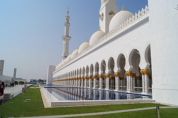 sheikh Zayed, mosque, moon Pool, abu Dhabi, grand Mosque, dome, islam, culture, architecture, tourism