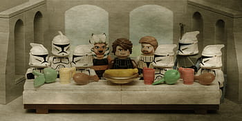 lego, hvězdné války, poslední večeře, Leonardo da Vinci, Klonové vojáky, anakin skywalker, Alter ego, sigma 105 mm, Projekt Clone 365, Totw, večeře