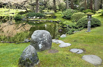 japonská zahrada, nitobe, pamětní, lucerna, vancouver, ubc