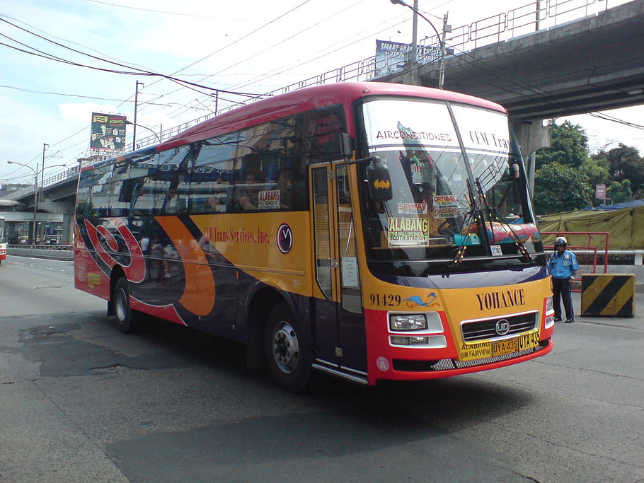 CEM Trans Services Inc., alabang, Aircon Bus, Filipíny, Nissan Diesel, Provoz města, hospoda, PKB, santarosa, Srmw, edsa
