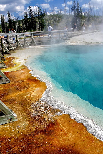 yellowstone, national Park, wyoming, usa, nature, landscape, wilderness, outdoors, scenery, geyser, hot
